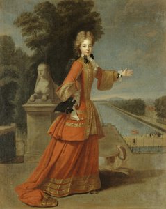 Portrét Marie Adélady Savojské, vévodkyně burgundské od Pierre Gobert