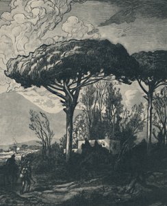Vesuv z Pompejí, 1919