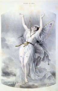 Fairy: La Peri - v „Mytologických ženách“ od Mery a Foelixe, nemocných. od G. Staala, ed. od Goueta