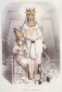 Isis a Osiris - v "Muses and Fairies" od Mery a Foelixe, ill. G. Staal, ed. G. de Gonet