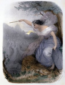 La Fée Willis - v "Les femmes mythologiques" od Mery a Foelixe, ill. od G. Staala, ed. od Goueta od Pierre Gustave Eugene Staal