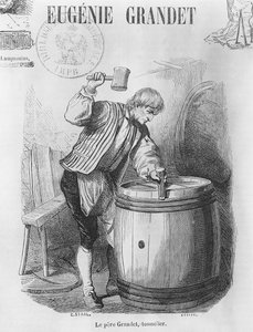 Otec Grandet, Cooper, ilustrace z ‚Eugenie Grandet‘ od Honore de Balzac (1799-1850)