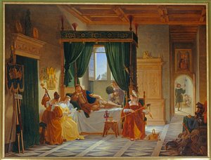 La convalescence de Bayard - Bayardova rekonvalescence ... od Pierre Henri Revoil