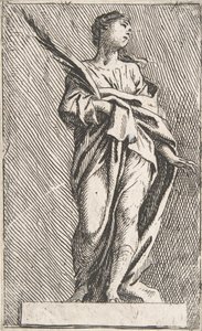 Stojící ženská postava, ca. 1739-40., ca. 1739-40. od Pierre Ignace Parrocel