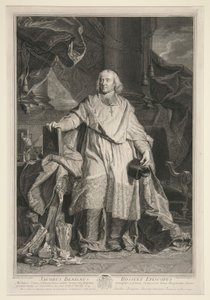 Portrét Jacquese Benigne Bossueta od Pierre Imbert Drevet
