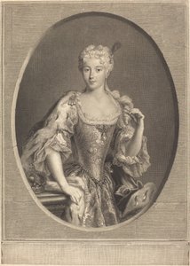 Maria Klementyna Sobieska od Pierre Imbert Drevet, after Antonio David