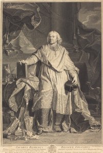 Jacques-Benigne Bossuet od Pierre Imbert Drevet after Hyacinthe Rigaud