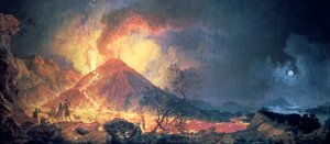 Erupce Vesuvu, 70. léta 18. století.