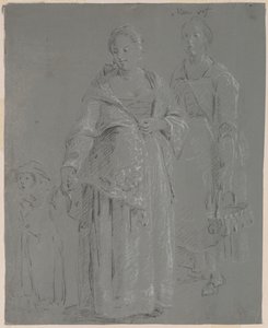Tři postavy od Pierre Jacques Volaire