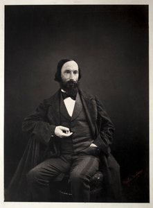 Auguste Vacquerie, c. 1860. od Pierre Jean Delbarre