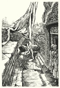 Ve druhém patře, Baphuon (rytina)