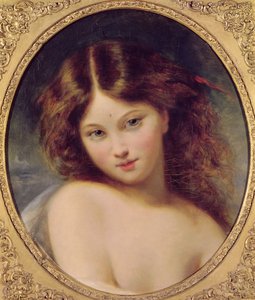 Hlava mladé dívky od Pierre Joseph Dedreux Dorcy