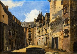 Pohled na nádvoří zámku Château de Pau