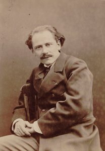 Portrét skladatele Julese Masseneta 1842-1912, 1880. od Pierre Lanith Petit