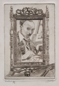 Autoportrét od Pierre Louis Gatier