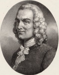 Portrét skladatele Jean-Philippe Rameau 1683-1764. od Pierre Louis Henri Grevedon