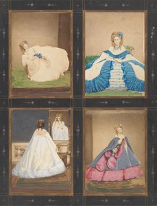[Variace šatů Elvira a Ritrosetta], 1861-67. od Pierre Louis Pierson