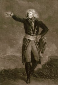 Napoleon Bonaparte jako vrchní generál italské armády (1796-1797) - rytina Pierre Michel (Pierre-Michel) Alix (1762-1817) od Pierre Michel Alix