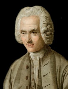 Portrét Jean-Jacquese Rousseaua - Portrét Jeana Jacquese Rousseaua (1712-1778) vyryl Pierre Michel Alix