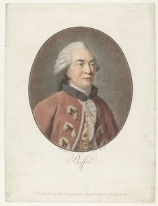 Portrét van Georgese Louis Leclerc z graaf van Buffona Buffon (název na objektu) Collection of Great Men (název série) od Pierre Michel Alix