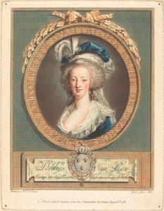 Královna Marie-Antoinetta, c. 1789. od Pierre Michel Alix