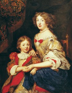 Žena a její syn od Pierre Mignard