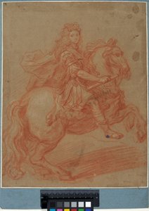 Ludwig XIV. zu Pferd od Pierre Mignard