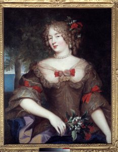 Madame de Sevigne: portrét Francoise Marguerite de Sevigne, hraběnky z Grignanu (1648-1705), dcery Marie de Rabutin-Chantal, markýze ze Sevigne (1626-1696). Obraz Pierra Mignarda (1612-1695) od Pierre Mignard