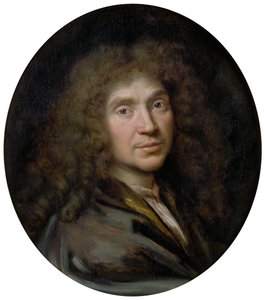 Portrét autora Moliére 1622-1673, cca 1658 od Pierre Mignard