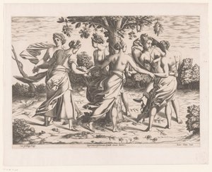 Tanec Driadena od Pierre Milan (attributed to)