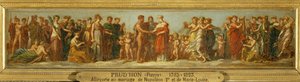 Noces de Hebe et Hercule, alegorie o svatbě Napoleona I. a Marie Luisy... od Pierre Paul (attr. to) Prud