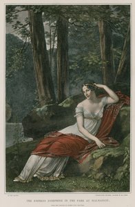 Císařovna Josefína v parku v Malmaison od Pierre Paul Prudhon