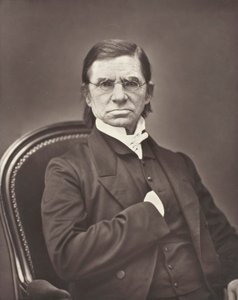 Émile Littré francouzský lexikograf a filozof, 1801-1881, c. 1876. od Pierre Petit