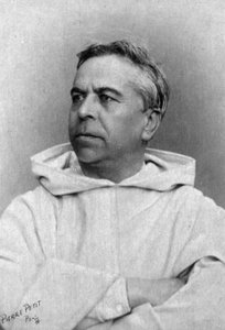 Portrét dominikánského mnicha Henriho Didona, cca 1890-1900 (černobílá fotografie) od Pierre Petit