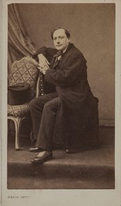 Portrét básníka Théodora de Banville 1823-1891. od Pierre Petit
