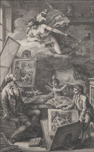 Na památku P. FR. Basan, rytina do katalogu sbírky P.-F. Basan..., 1798. od Pierre Philippe Choffard