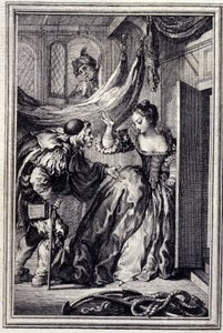 Kalendář Aniardů - v „“ Příběhy a povídky ve verších““ od Jeana La Fontaina. 1776. Ilustrace P. P. Choffard. od Pierre Philippe Choffard