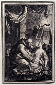 Ďábel v pekle - v „Příběhy a povídky ve verších“ od Jean La Fontaine. 1776. Ilustrace P. P. Choffard.