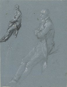 Dvě studie Rutgera Jana Schimmelpennincka a skica jeho manželky od Pierre Prud