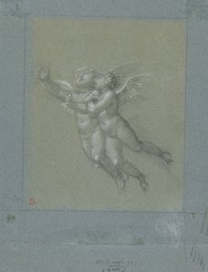 Dva létající putti od Pierre Prud