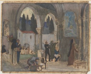 Křesťanská inspirace od Pierre Puvis de Chavannes