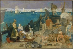 Marseille, brána do Orientu od Pierre Puvis de Chavannes