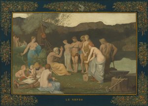 Odpočinek od Pierre Puvis de Chavannes