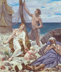 Rybářova rodina od Pierre Puvis de Chavannes