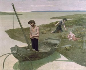 Chudák rybář od Pierre Puvis de Chavannes