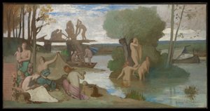 Řeka od Pierre Puvis de Chavannes
