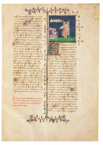 Stránka z „Vlastnosti věcí“ od Angličana Bartoloměje ve francouzském překladu Jeana Corbechona, kolem roku 1390