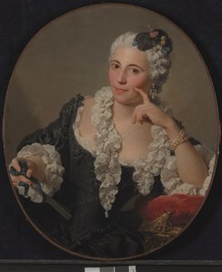 Portrét Anne-Marie Ziny Durand de Lironcourt (olej na plátně) od Pierre Subleyras