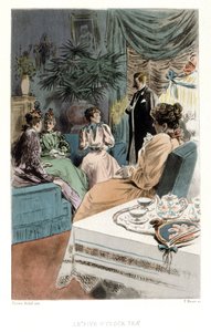 ilustrace pro "La Femme a Paris" od Pierre Vidal