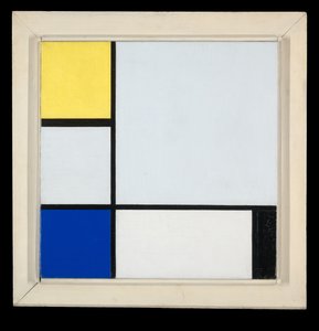 Komposition mit Gelb, Blau, Schwarz und Hellblau od Piet Mondrian